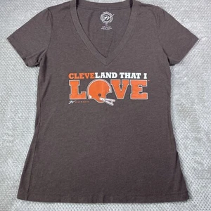 GV Art Donna Corto XL Cleveland Browns NFL Love Sporty Land Football Carino Sport - Foto 1 di 14