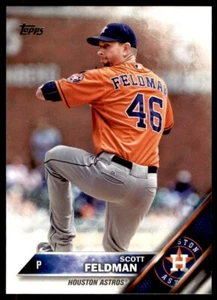 2016 TOPPS #282 SCOTT FELDMAN HOUSTON ASTROS - Picture 1 of 2