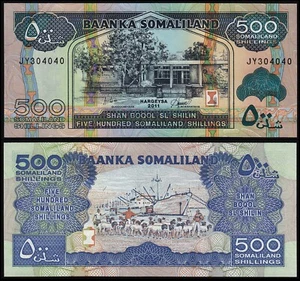 SOMALILAND 500 SHILLINGS (P6h) 2011 UNC - Picture 1 of 1