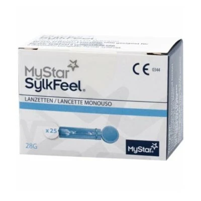 SANOFI-AVENTIS SPA MyStar SylkFeel 28G Lancette Pungidito 25 Pezzi