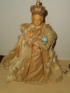 Vintage Nan San Infant of Prague Blow Mold Baby Jesus Nightlight Rockland MA - Picture 1 of 24