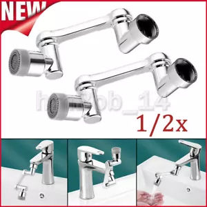 1/2x 1080° Drehbarer multifunktionaler Verlängerungshahn Küchenspüle Wasserhahn - Bild 1 von 12