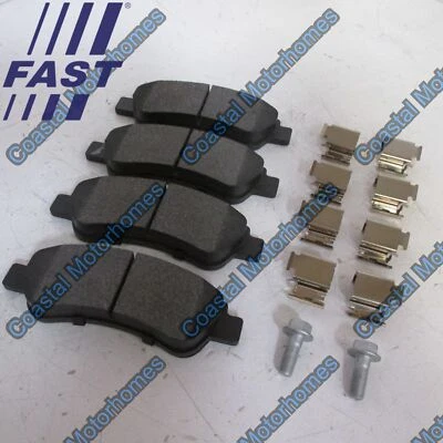 Fits Fiat Ducato Peugeot Boxer Citroen Relay Rear Brake Pads 71773149 12-20Q - Image 1 of 3