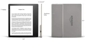 Amazon Kindle Oasis 10th Generation 32GB WiFi eBook Reader without Ads -Graphite - Picture 1 of 7