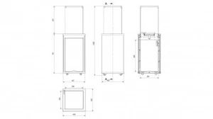 KRATKI Gaskamin PATIO Quarzstein Fokos Sale Gasheizgerät 4-8,2 kW - Bild 1 von 5