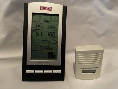  W-8683 WIRELESS WEATHER STATION  W8683 temperature humidity min max thermometer - Image 1 of 4