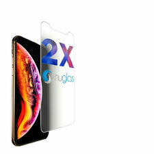 Nuglas Tempered Glass Screen Protector for Apple iPhone XS Max - Clear (2 Pack)