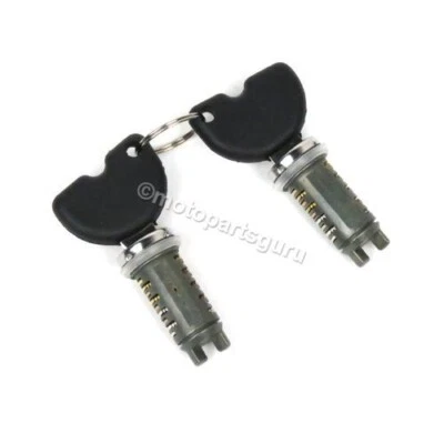 5735125 OEM Set of 2 Keys Lock Cylinder Tumbler Piaggio Fly Liberty 50 Typhoon - Image 1 of 4