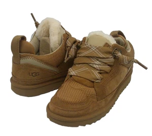 UGG LOWMEL KID SHOES SUEDE CHESTNUT US 6 /UK 5 /EU 38 - Picture 1 of 6