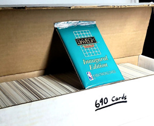 690 SKYBOX 1990 NBA Series II Inaugural Edition Card Lot w. 1 Open Pack VG/NM+