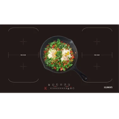 KB ELEMENTS Induktionskochfeld 5 Platten 90 cm Induktionsplatt 5 Zonen Flexzone Autark 90 cm