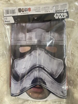 Star Wars Party Masks Episode 8 Masks, 8-Count  (2 sets of 4) New - Image 1 of 4