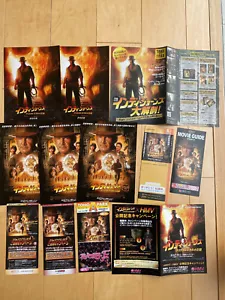INDIANA JONES Harrison FORD Giappone volantino cinema x12! Teschio di cristallo Shia LeBoeuf - Foto 1 di 10