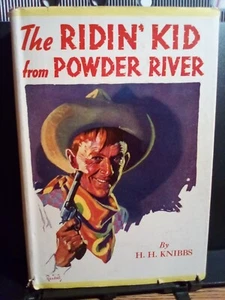 1919 "The Ridin' Kid from Powder River" by Henry H. Knibbs  VG Unmarkd Vint HCDJ - Bild 1 von 9