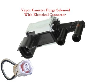 Canister Purge Solenoid & Connector For Galant Lancer Montero Outlander - Picture 1 of 10