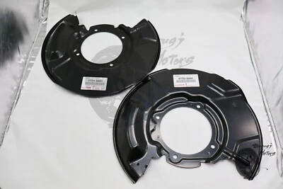 Toyota Genuine Pair 2 Set Front Brake Dust Shields for 4Runner Tacoma OEM New - Image 1 of 4