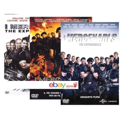 UNIVERSAL PICTURES I MERCENARI COLLECTION (3 DVD) I 3 DVD SINGOLI DELLA SAGA