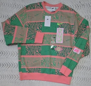 NUEVO CON ETIQUETAS Nike Hombre Polar Sudadera Trippy Safari Talla L Multicolor FN1469-611 - Imagen 1 de 21