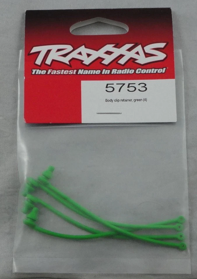 Traxxas DCB-M41 Wide Body Catamaran Green Body Clip Retainers (4pcs) TRA5753 - Image 1 of 1