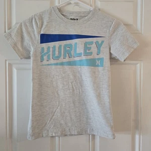 HURLEY Shirt Boys Size Small 8/10 Blue Short Sleeve T Shirt - Picture 1 of 4
