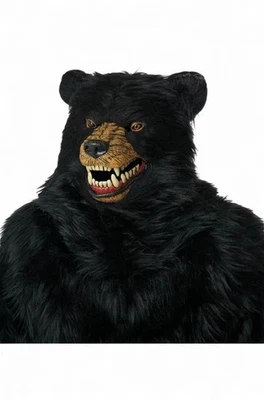 Adult Black Bear Ani-Motion Mask Halloween Costume Accessory - Image 1 of 2