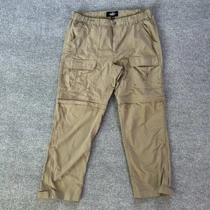 Hammer & Nail Cargohose Herren Große 30 Khaki Convertible Zip Off Wandern Nylon - Bild 1 von 12