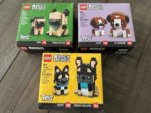 Lego 3 Hunde Brickheadz 40440, 40544, 40543 - Neu versiegelt. - Bild 1 von 3