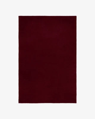Hand-Tufted Wool Rug 9x12 ft -Nordic Knots Grand Deep Vine Red  Area Rug 8x10 - Image 1 of 4