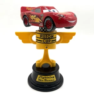 Disney Pixar Cars Lightning McQueen Piston Cup Trophy Light-Up Works - Picture 1 of 5