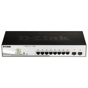 D-Link 10-Port Gigabit Smart Managed PoE+ Switch | 8 PoE+ Ports (130W) + 2 SFP - Picture 1 of 4