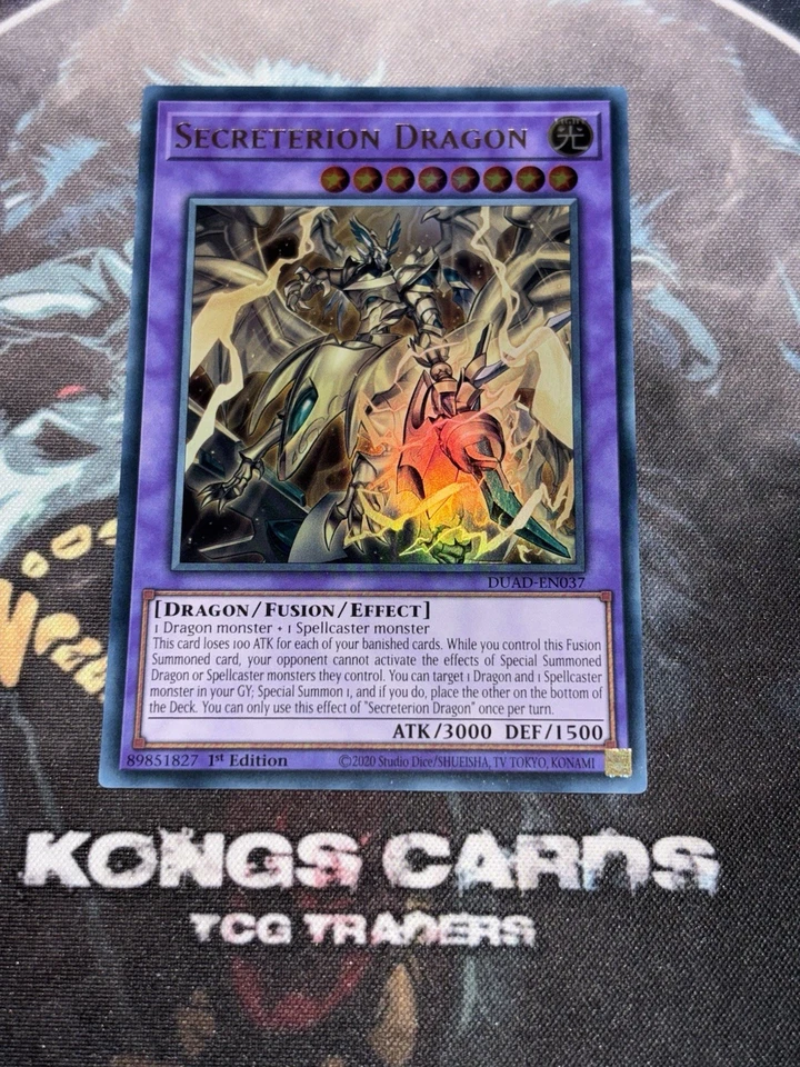 DUAD-EN037 Secreterion Dragon Ultra Rare 1st Ed YuGiOh! NEW - Image 1 of 1