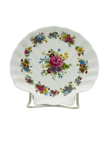 Royal Stafford Bone China Shell Shaped Floral Dish from Victoria's Secret Motif - Picture 1 of 2
