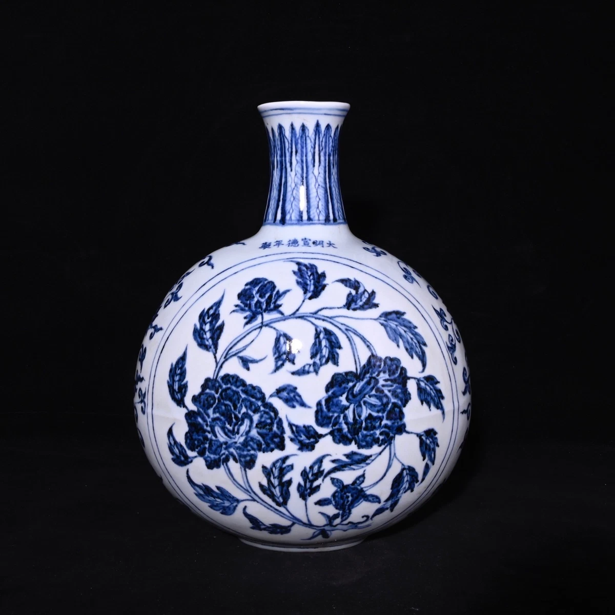 蓝色中国花瓶1800年以前| eBay