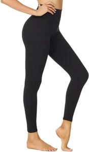 High Waisted Leggings for Women - Black Tummy Control Compression Soft Yoga Pant - Picture 1 of 26