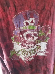 2017 Poison Cat Dragged In T Shirt XL Not Vintage - Picture 1 of 3