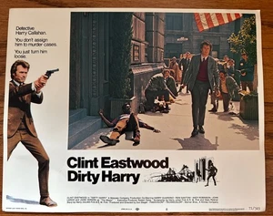 DIRTY HARRY CLINT EASTWOOD ORIGINAL 1971 LOBBY CARD - Picture 1 of 4