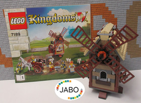 (R3/9) Lego Windmill from 7189 Attack on the Mill Village with BA