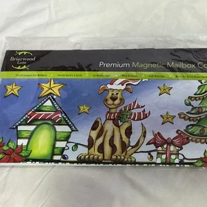Happy Holidays Dog Magnetic Mailbox Cover - NEW - FREE SHIPPING - Picture 1 of 3