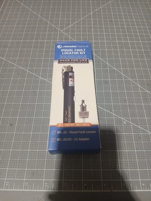 Kit localizador visual de fallas Jonard Tools VFL-150 fibra óptica nuevo nunca usado Foto 1 de 2
