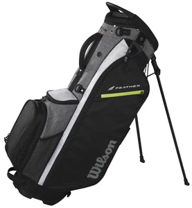 Wilson Feather 2025 schwarz grau weiß Stand Golfbag - Bild 1 von 7