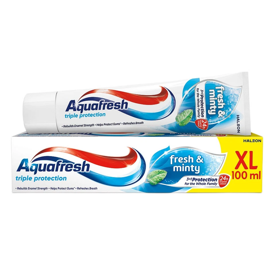 5054563198396 Aquafresh Triple Protection Fresh  Minty pasta do zębów 100ml (P1) - Image 1 of 1
