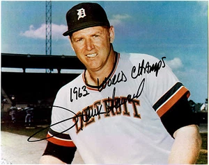 FRANK HOWARD firmado 8x10 (Tigres de Detroit) firmado Campos Mundiales 1963 - Imagen 1 de 1