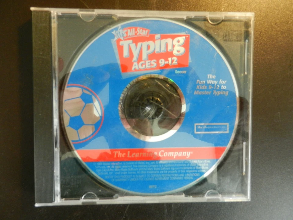 1999 ALL-STAR *TYPING*, ages 9-12 used CD-ROM. - Image 1 of 1