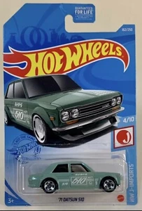 New Hot Wheels Non Super Treasure Hunt JDM 2021 Datsun 510 H Case New - Picture 1 of 1