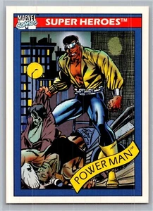 1990 Impel Marvel Universe Series 1 SUPER HEROES #12 Power Man - Picture 1 of 2