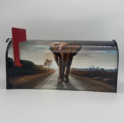 elephants, customized mailbox, valentines gift, stocking filler, gifts unique - Image 1 of 4