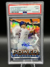 2020 Bowman's Best Pete Alonso Power Producers Auto #/99! REFRACTOR #PP-PA
