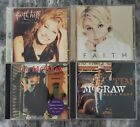 Faith Hill and Tim McGraw Music CD lot - 4 CD Discs It Matters to Me, All I want