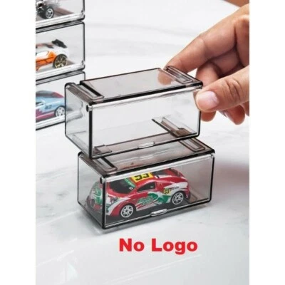 Acrylic display box combined storage for hot wheels Tomica- 1pk - Image 1 of 4