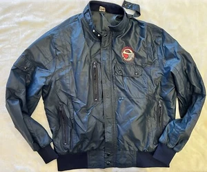 Giacca Vintage Raso 1991 National Farm Machine Show Cinghie Tasche Tg L EVC - Foto 1 di 7